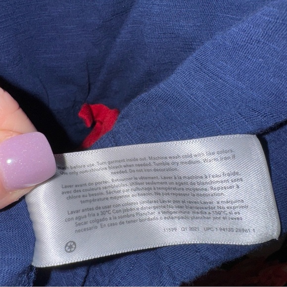 Oshkosh B’gosh Girls Navy Sleeveless Romper - Picture 6 of 6